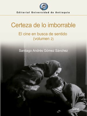 cover image of Certeza de lo imborrable